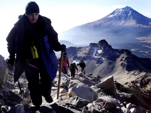  Wanderung nach Iztaccihuatl 